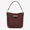 Longchamp - Sac seau Le Roseau XS porté épaule bordeaux